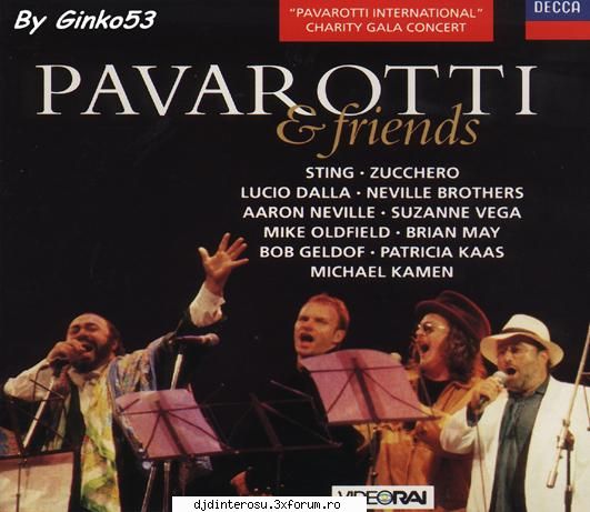 pavarotti friends artisti vari track list panis angelicus miserere muoio per caruso one more day ave