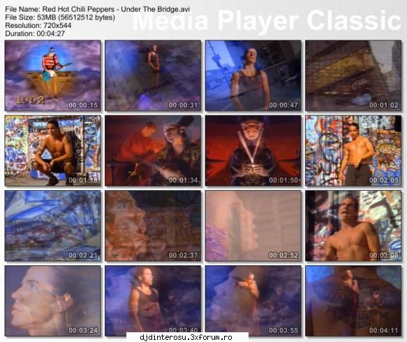 Red Hot Chili Peppers - Under The Bridge - Info Red Hot Chili Peppers - Under The - (>Videoclipuri Straine<)
